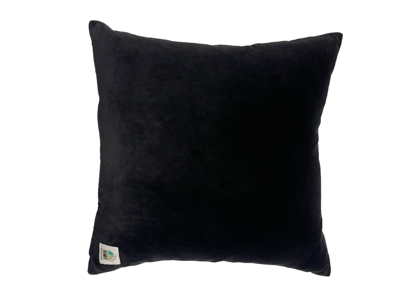 Amazon Forest Embroidered Black Leopard Cushion Cover