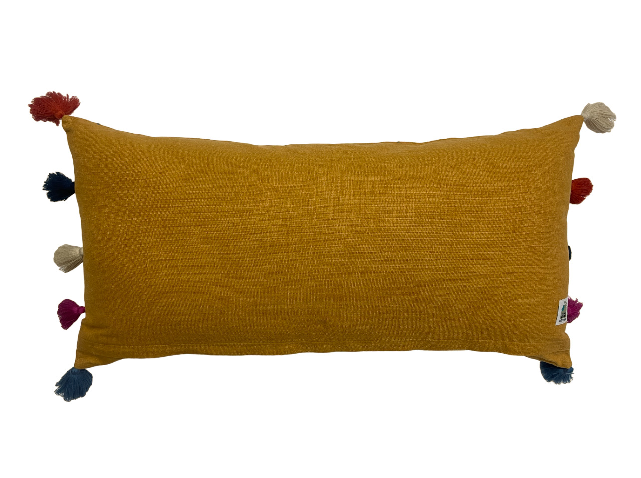Bukhara Suzani Embroidered Mustard Cushion Cover