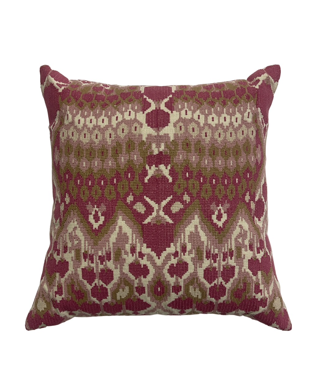 Caspian Embroidered Pink Cushion Cover