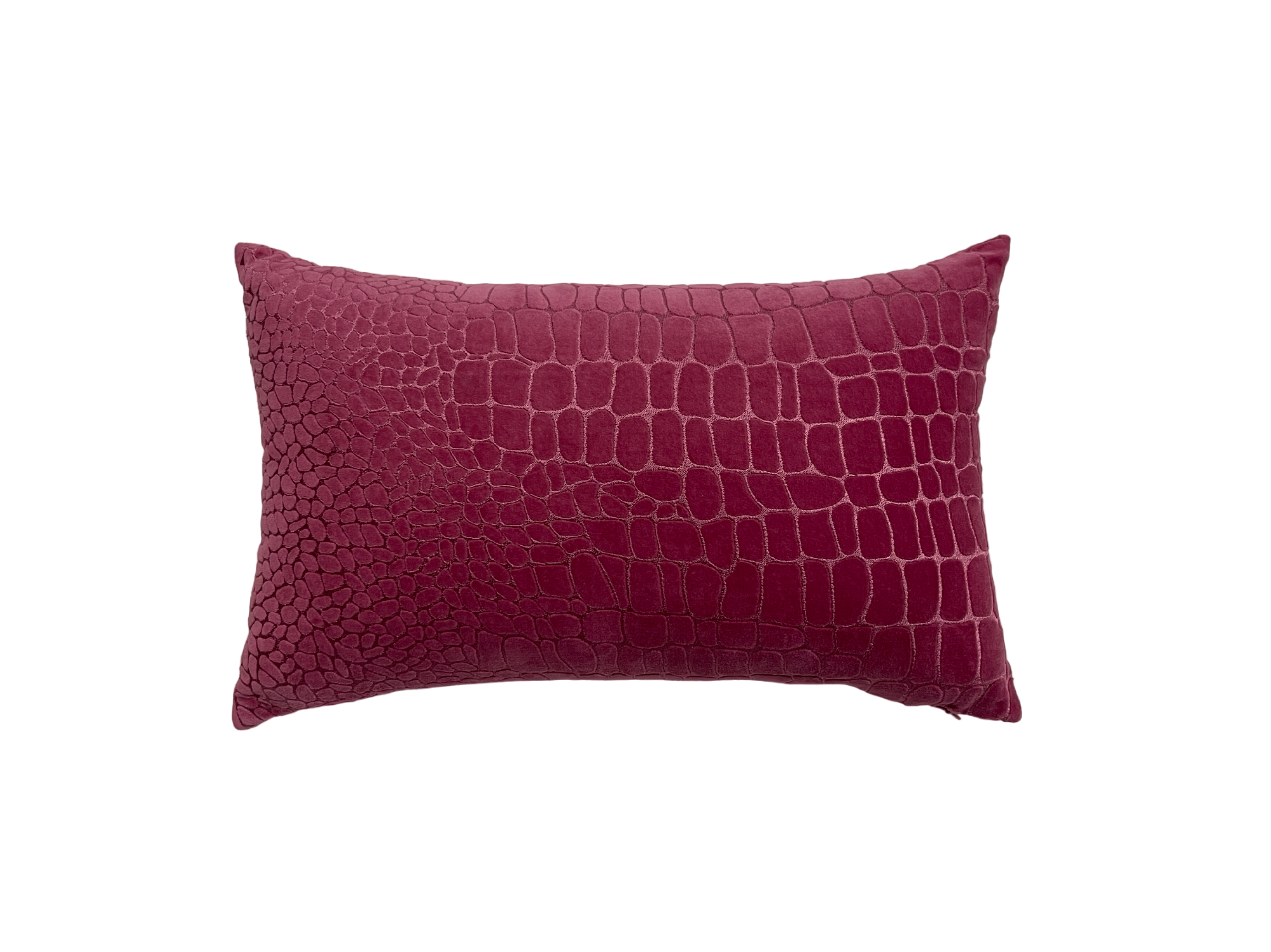 Wild Luxury Velvet Embroidered Old Rose Cushion Cover