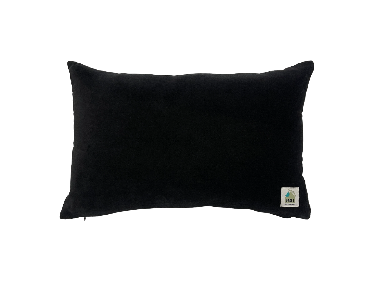 Wild Luxury Velvet Embroidered Black Cushion Cover