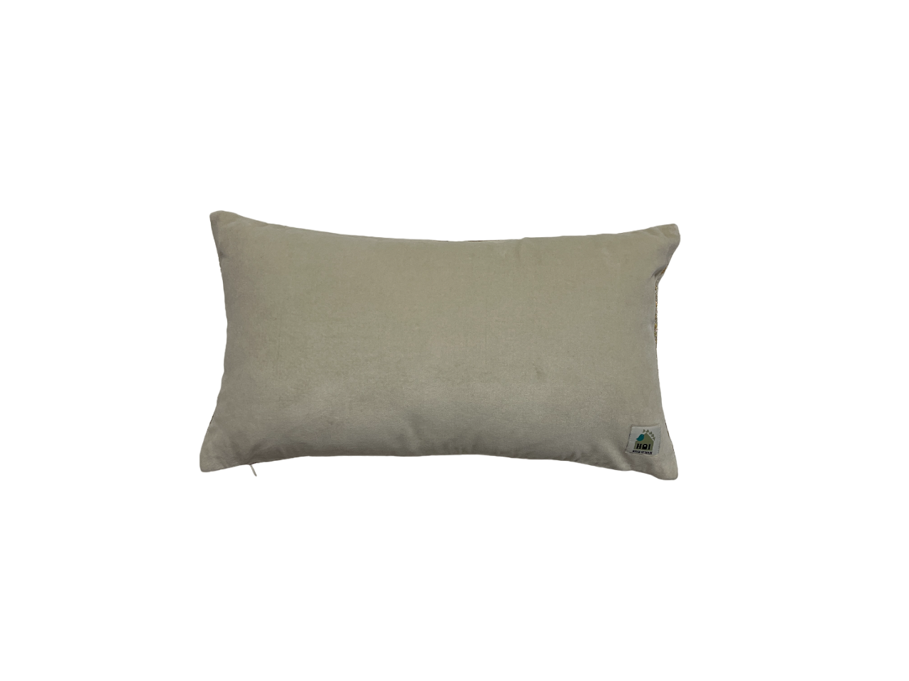 Opulence Ikat Embroidered Off White Cushion Cover