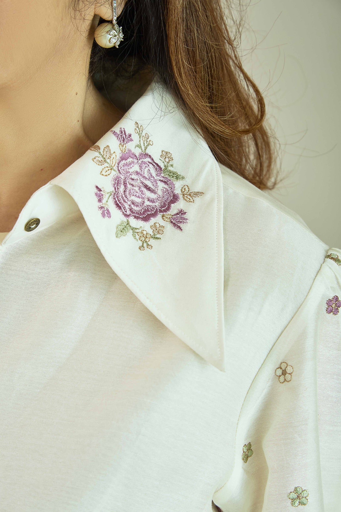 Mehka Chand Lilac- Pure Silk Chanderi Coord Set