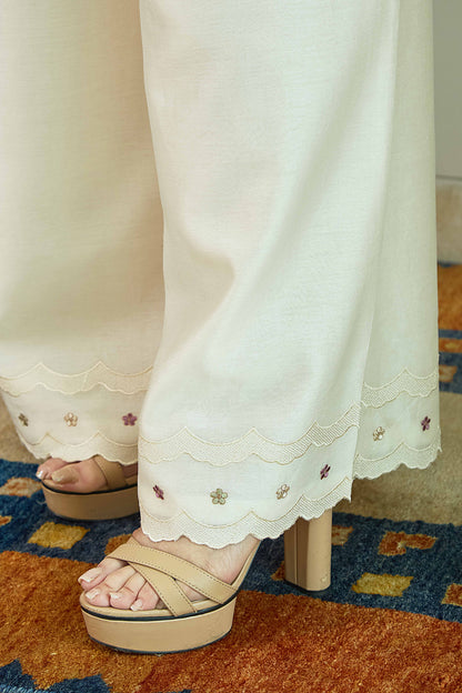 Mehka Chand Lilac- Pure Silk Chanderi Coord Set