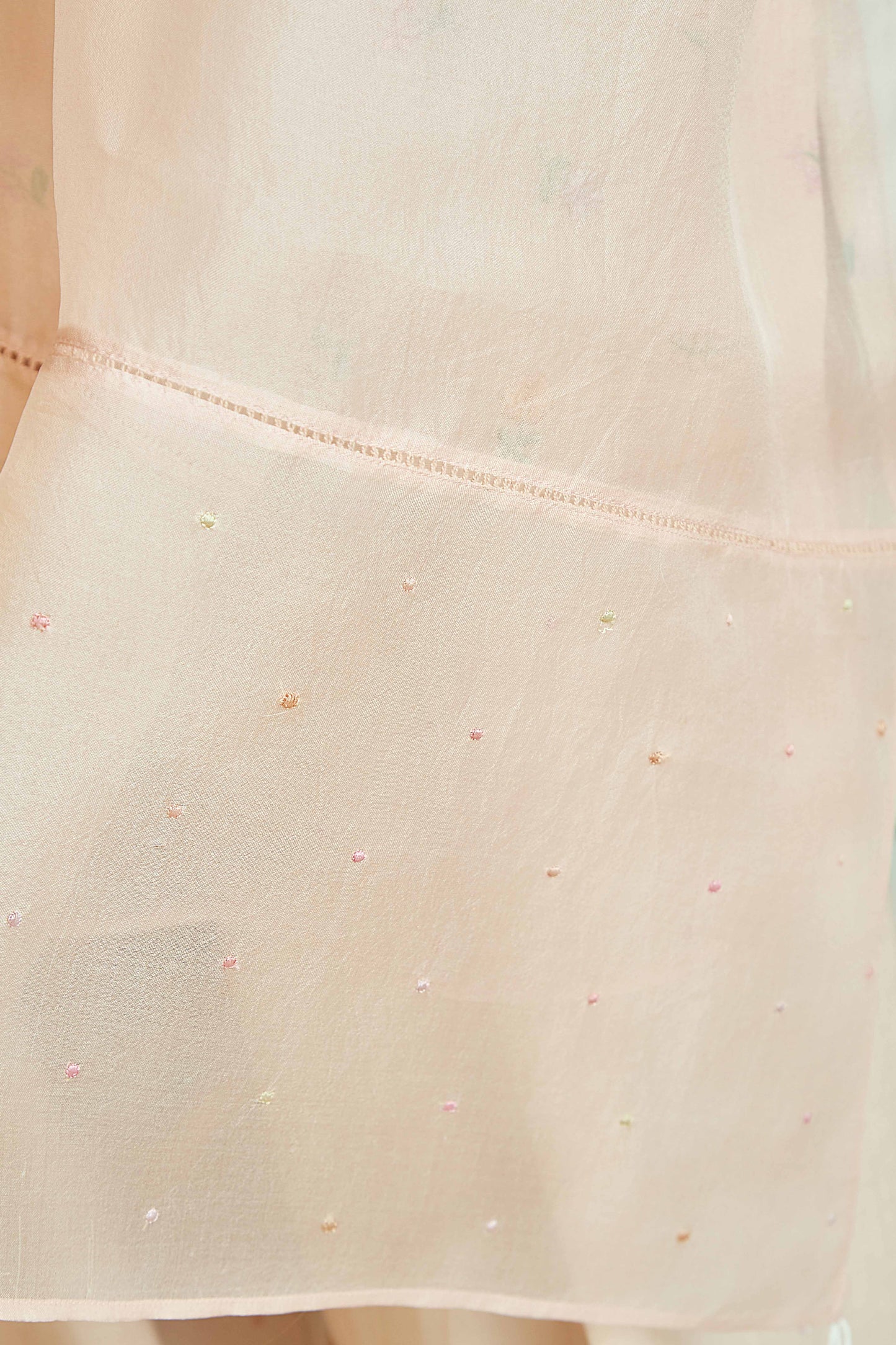 Chand Gulzar Nude Pink - Linen Farshi Salwar Set