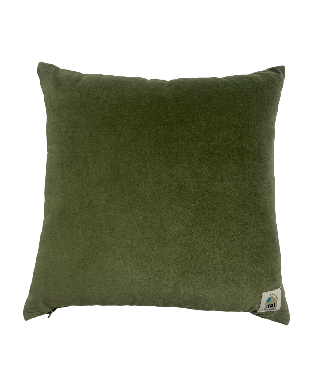 Royal Jardin Embroidered Sage Green Cushion Cover