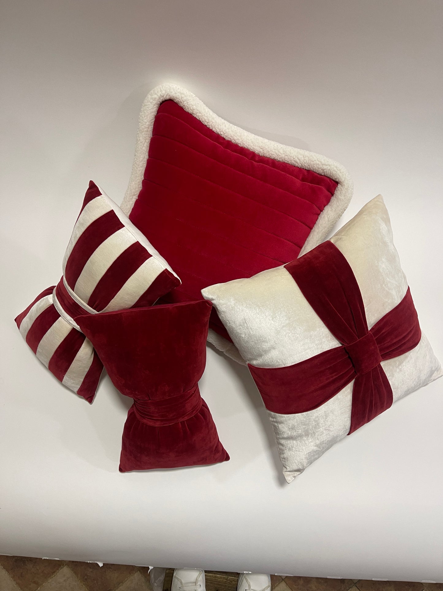 Santa Velvet Cushion Cover